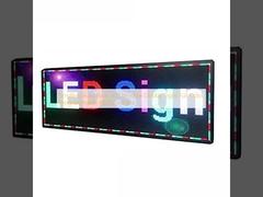 Scrolling Auto Rear LED Window Display Signs Full Color Programmable RS232 control