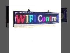 6000mcd चमक स्क्रॉल संदेश एलईडी विंडो डिस्प्ले संकेत बोर्ड Winxp समर्थन