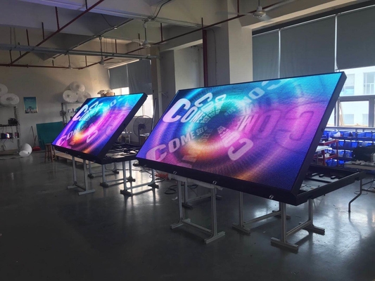 P6 RGB स्मारक एलईडी फ्रंट ओपनिंग कैबिनेट के साथ वायरलेस कनेक्शन का संकेत देता है