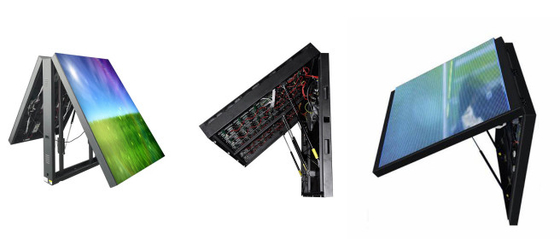 दो तरफा एलईडी स्मारक संकेत P6 RGB आउटडोर विज्ञापन बिलबोर्ड पैनल