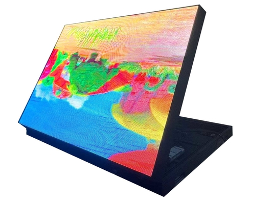 वायरलेस कनेक्शन P4RGB आउटडोर एलईडी विज्ञापन स्क्रीन फ्रंट ओपनिंग कैबिनेट