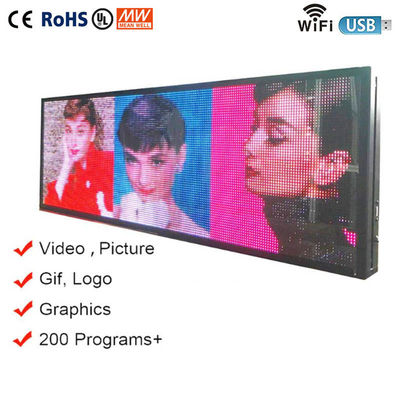 HD प्लेयर P5 डबल साइडेड आउटडोर एलईडी साइन चर्चों के लिए उच्च चमक 5000mcd