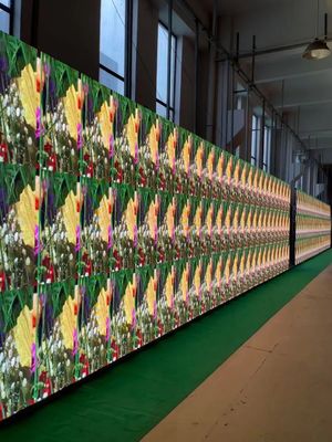 160x320mm आउटडोर प्रोग्राम करने योग्य एलईडी साइन्स P6RGB आसान स्थापना