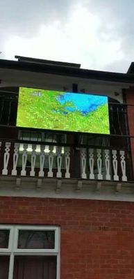 192x192dots आउटडोर डिजिटल डिस्प्ले एल्यूमीनियम कैबिनेट के साथ 5 मिमी पिक्सेल पिच पर हस्ताक्षर करता है