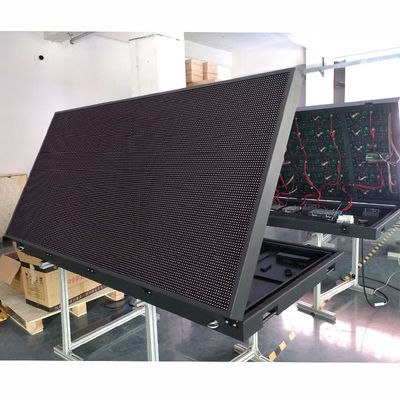 इलेक्ट्रॉनिक 32x16dot फ्रंट रखरखाव एलईडी स्क्रीन मीनवेल पावर