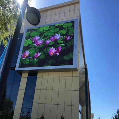 5500 नाइट आउटडोर एलईडी विज्ञापन प्रदर्शन, पी 6 एलईडी वॉल स्क्रीन डिस्प्ले आउटडोर
