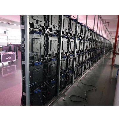 पूर्ण रंग P3.91 इंडोर रेंटल एलईडी स्क्रीन 128x128 डॉट्स सीई स्टेज एलईडी वॉल