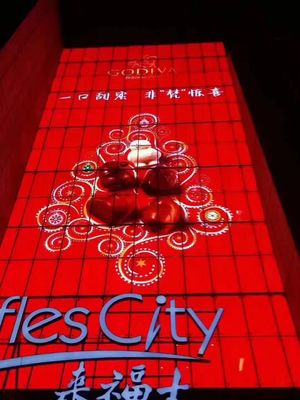 सामने की रोशनी एलईडी स्क्रीन के माध्यम से देखें P3.91