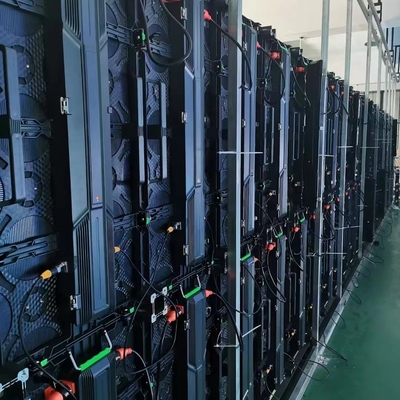 500x500 500x1000mm कैबिनेट के साथ आउटडोर रेंटल एलईडी स्क्रीन का विज्ञापन
